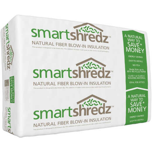 SmartShredz R-13 To R-60 19 Lb. Low Dust Loose Fill Cellulose Insulation